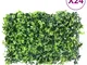 vidaXL Recinzione Foglie Artificiali 24 pz Verde 40x60 cm