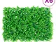 vidaXL Recinzione Foglie Felce Artificiali 6 pz Verde 40x60 cm