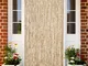 vidaXL Tenda Antimosche Beige 100x200 cm in Ciniglia