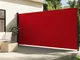 vidaXL Tenda da Sole Laterale Retrattile Rossa 200x300 cm