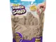 Kinetic Sand, l''originale sabbia modellabile per un gioco sensoriale, marrone, 907 g