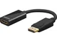 DisplayPort/HDMI 0,1 m HDMI tipo A (Standard) Nero