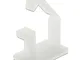 60250 organizer per cavi Pavimento Supporto per cavo Bianco 10 pezzo(i)