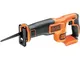 Black+Decker Li-Ion Akku-Säbelsäge (18V, 22 mm Hublänge, max. 110 mm Schnitttiefe, flexibl...