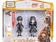 Set Amicizia Harry Potter e Cho Chang con Edvige, bambole articolate 7.5cm