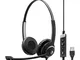 | SENNHEISER IMPACT SC 260 USB MS II Auricolare Cablato A Padiglione Ufficio USB tipo A Ne...