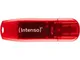 Rainbow Line unità flash USB 128 GB USB tipo A 2.0 Rosso, Trasparente