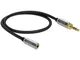 85779 cavo audio 0,5 m 3.5mm Nero, Grigio