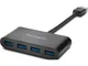 Hub a 4 porte USB 3.0 UH4000 - Nero