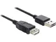 EASY-USB 2.0-A - USB 2.0-A, 3m cavo USB USB A Nero
