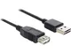 EASY-USB 2.0-A - USB 2.0-A, 5m cavo USB USB A Nero