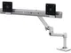 LX Series Desk Dual Direct Arm 63,5 cm (25") Bianco Scrivania
