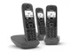  as490 trio cordless dect + 2 aggiuntivi black