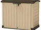  box portattrezzi da esterno store it out arc in resina 146x82x120h - 1200 lt beige