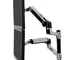  lx redesign dual arm pole mount 2 flat panel or fp and notebook