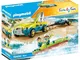 Playmobil family fun auto da spiaggia con rimorchio per canoa
