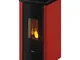 Stufa pellet Pegaso 702031 VERA 7.0 Rosso