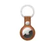 APPLE Airtag Leather Key Ring Brown