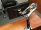 LXHD SITSTAND DESK LCD ARM POLISHED