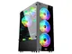 CASE GAMING 4 FAN ARGB, 3 USB3.0, GLASS FRONT  PANEL