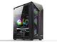 CASE GAMING 1 LED RGB + 4 FAN ARGB, 2 USB, GLASS PANEL