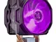 Ventola MasterAir MA610P, Tower, 2x 120mm fans,PWM,6001800RPM,aluminum,top cover,small RGB...