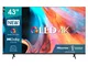  TV QLED Ultra HD 4K 43” 43E77HQ Smart TV, Wifi, HDR Dolby Vision, Quantum Dot Colour, Ret...