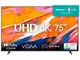  TV LED Ultra HD 4K 75” 75A6K Smart TV, Wifi, HDR Dolby Vision, AirPlay 2