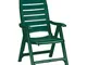 Sedia sdraio Grandsoleil S6760V PREMIERE 5 Posizioni Verde