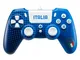 Gamepad Qubick ACP40160 PLAYSTATION 4 FIGC Italia 2.0 Wired Blue e Whi
