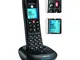 Motorola CD4001 Telefono DECT Identificatore di chiamata Nero