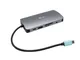  Metal USB-C Travel Nano Dock HDMI/VGA with LAN + Power Delivery 100 W