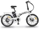 Surfy Fast Bicicletta Elettrica Pieghevole 20 - Colore Bianco