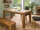 tavolo da pranzo in legno di Quercia Selvatica 200x100x76 quercia naturale oliato LINZ