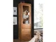 vetrina in legno di Quercia Selvatica 63x40x195 quercia naturale oliato LINZ #104