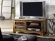 mobile TV in legno di Legno riciclato 110x50x50 multicolore laccato NATURE OF SPIRIT #20