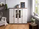 Credenza Mango 160x45x142 laccato bianco TOULOUSE #115