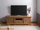 Mobile Tv In legno di Mango 170x45x55 oliato beige TOULOUSE #11