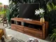 mobile TV in legno di Shesham / Acacia 190x50x60 Noce cerato TORONTO #247