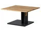 Tavolino da salotto in legno di quercia selvatica 80x80x43 Laccato- oliato / naturale KITZ...