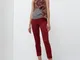 Pantaloni skinny in raso