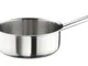 Casseruola bassa in acciaio inox per induzione con un manico, linea Master, diam.16cm