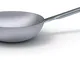 Padella wok in alluminio "a mantecare" con manico in acciaio inox, spessore 3 mm, diam. 24...