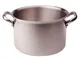 Casseruola Alta in alu-inox per induzione con due maniglie, diam. 28cm