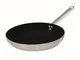 Padella svasata bassa Induction Chef in alluminio e acciaio con antiaderente Shark Skin pe...