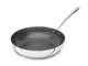 Padella Svasata Alta Alu-inox 1907 per induzione con interno acidato e antiaderente PTFE,...