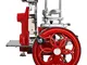 Affettatrice Volano B2, Rosso Berkel - Decori Oro, diam. lama 265mm