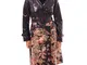 Trench fiorato in eco-pelle effetto snake skin  |  Primadonna Collection
