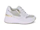 Sneakers bianco oro