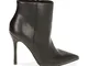 Ankle boots neri, tacco 10,5 cm